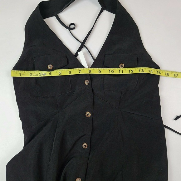 Asos Maternity Maxi Dress Button Front Halter - Picture 3 of 7